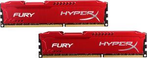 HyperX FURY 16GB (2 x 8GB) DDR3 1866 Desktop Memory Model HX318C10FRK2/16