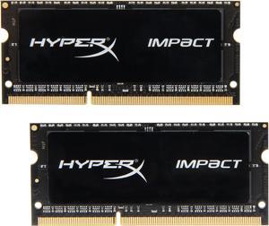 HyperX Impact 16GB (2 x 8GB) 204-Pin DDR3 SO-DIMM DDR3L 1600 (PC3L 12800) Laptop Memory Model HX316LS9IBK2/16