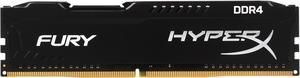 HyperX Fury 4GB (1 x 4GB) DDR4 2400MHz DRAM (Desktop Memory) CL15 1.2V Black DIMM (288-pin) HX424C15FB/4 (Intel XMP, AMD Ryzen)