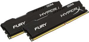 HyperX Fury 32GB (2 x 16GB) DDR4 2400MHz DRAM (Desktop Memory) CL15 1.2V Black DIMM (288-pin) HX424C15FBK2/32 (Intel XMP, AMD Ryzen)