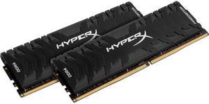 HyperX Predator 32GB (2 x 16GB) DDR4 3000 RAM (Desktop Memory) CL15 XMP Black DIMM (288-Pin) HX430C15PB3K2/32