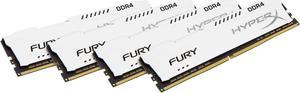 HyperX Fury 64GB (4 x 16GB) DDR4 2133MHz DRAM (Desktop Memory) CL14 1.2V White DIMM (288-pin) HX421C14FWK4/64