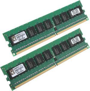 Kingston 2GB (2 x 1GB) ECC Unbuffered DDR2 667 (PC2 5300) Dual Channel Kit Server Memory Model KVR667D2E5K2/2G
