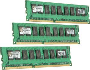 Kingston ValueRAM 3GB (3 x 1GB) ECC Unbuffered DDR3 1333 Server Memory Model KVR1333D3E9SK3/3G