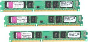 Kingston 12GB (3 x 4GB) DDR3 1333 (PC3 10600) Desktop Memory Model KVR1333D3N9K3/12G