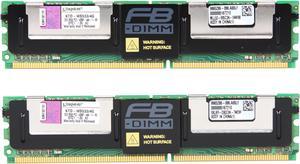 Kingston 4GB (2 x 2GB) 240-Pin DDR2 SDRAM DDR2 533 (PC2 4200) System Specific Memory Model KTD-WS533/4G