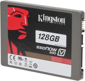 Kingston SSDNow V200 Series SV200S37A/128G 2.5" 128GB SATA III Internal Solid State Drive (SSD) (Stand-alone drive)