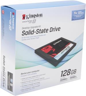 Kingston SSDNow V200 Series SV200S3D7/128G 2.5" 128GB SATA III Internal Solid State Drive (SSD) (Desktop upgrade kit)
