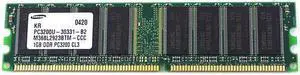 SAMSUNG 1GB DDR 400 (PC 3200) System Memory Model M368L2923BTM-CCC