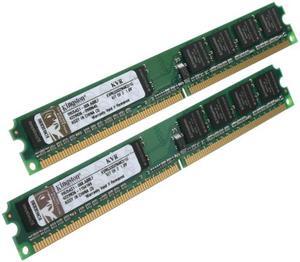 Kingston ValueRAM 1GB (2 x 512MB) DDR2 533 (PC2 4200) Dual Channel Kit Desktop Memory Model KVR533D2N4K2/1G