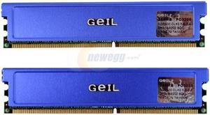 GeIL Value 512MB (2 x 256MB) DDR 400 (PC 3200) Dual Channel Kit System Memory Model GE5123200BDC