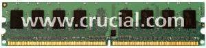 Crucial Signature 2GB ECC Unbuffered DDR2 667 (PC2 5300) Server Memory Model CT25672AA667