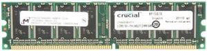 Crucial 512MB DDR 400 (PC 3200) Desktop Memory Model CT6464Z40B