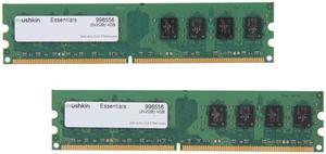 Mushkin Enhanced Essentials 4GB (2 x 2GB) DDR2 667 (PC2 5300) Dual Channel Kit Desktop Memory Model 996556