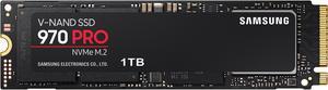 SAMSUNG 970 PRO M.2 2280 1TB PCIe Gen3. X4, NVMe 1.3 64L V-NAND 2-bit MLC Internal Solid State Drive (SSD) MZ-V7P1T0BW