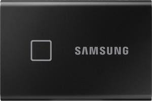 SAMSUNG T7 Touch Portable SSD 500GB - Up to 1050 MB/s - USB 3.2 External Solid State Drive, Black (MU-PC500K/WW)