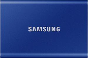 SAMSUNG T7 Portable SSD 1TB  - Up to 1050 MB/s - USB 3.2 Gen 2 External Solid State Drive, Blue (MU-PC1T0H/AM)
