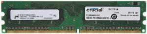Crucial 1GB DDR2 800 (PC2 6400) Desktop Memory Model CT12864AA800