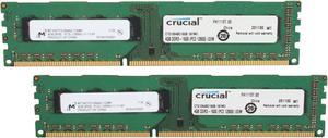 Crucial 8GB (2 x 4GB) DDR3L 1600 (PC3L 12800) Desktop Memory Model CT2KIT51264BD160B