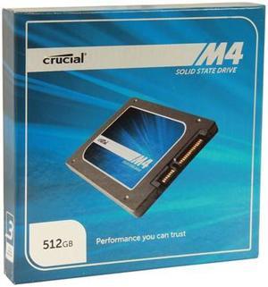 Crucial M4 2.5" 512GB SATA III MLC 7mm Internal Solid State Drive (SSD) CT512M4SSD1
