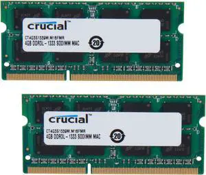 Crucial 8GB (2 x 4GB) DDR3 1333 (PC3 10600) Memory for Apple Model CT2K4G3S1339M Crucial 8GB (2 x 4GB) DDR3 1333 (PC3 10600) Memory for Apple Model CT2K4G3S1339M