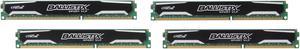 Ballistix Sport 16GB (4 x 4GB) DDR3L 1600 (PC3L 12800) Low Profile Desktop Memory Model BLS4K4G3D1609ES2LX0