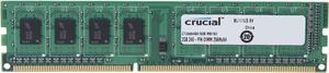 Crucial 2GB DDR3 1600 (PC3 12800) Desktop Memory Model CT25664BA160B