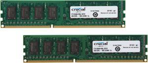 Crucial 8GB (2 x 4GB) DDR3 1600 (PC3 12800) Desktop Memory Model CT2KIT51264BA160BJ