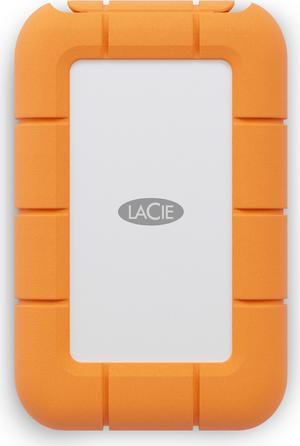 LaCie Rugged Mini SSD 1TB Solid State Drive - USB 3.2 Gen 2x2, speeds up to 2000MB/s, compatible with PC, Mac, and iPad (STMF1000400)