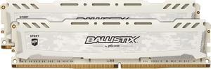 Ballistix Sport LT 16GB (2 x 8GB) DDR4 2400 (PC4 19200) Desktop Memory Model BLS2K8G4D240FSC