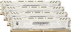 Ballistix Sport LT 32GB (4 x 8GB) DDR4 2400 (PC4 19200) Desktop Memory Model BLS4K8G4D240FSC