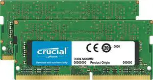 Crucial 32GB Kit (16GBx2) DDR4 2400 MT/s (PC4-19200) DR x8 SODIMM 260-Pin for Mac - CT2K16G4S24AM