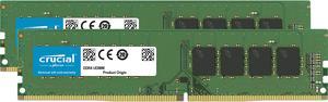 Crucial 16GB 2 x 8GB DDR4 3200 PC4 25600 Desktop Memory Model CT2K8G4DFS832A
