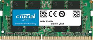 Crucial 16GB 260-Pin DDR4 SO-DIMM DDR4 3200 (PC4 25600) Laptop Memory Model CT16G4SFRA32A