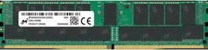 Micron 32GB DDR4 SDRAM Memory Module - 32 GB - DDR4-3200/PC4-25600 DDR4 SDRAM - 3200 MHz Dual-rank Memory - CL22 - 1.20 V - ECC - Registered - 288-pin - DIMM