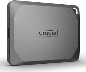 Crucial X9 Pro 1TB Portable SSD - Up to 1050MB/s read and write - water and dust resistant, PC and Mac - USB 3.2 External Solid State Drive - CT1000X9PROSSD9