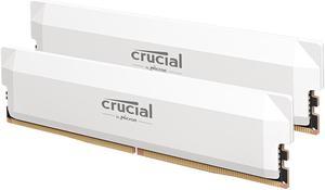 Crucial Pro Overclocking 32GB 2 x 16GB DDR5 6000 PC5 48000 Desktop Memory Model CP2K16G60C36U5W