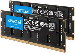 Crucial 64GB (2 x 32GB) 262-Pin DDR5 CSODIMM DDR5 6400 (PC5 51200) Laptop Memory Model CT2K32G64C52CS5 Crucial 64GB (2 x 32GB) 262-Pin DDR5 CSODIMM DDR5 6400 (PC5 51200) Laptop Memory Model CT2K32G64C52CS5