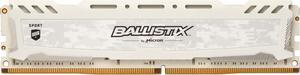 Ballistix Sport LT 8GB Single DDR4 2666 MT/s (PC4-21300) DR x8 DIMM 288-Pin Memory - BLS8G4D26BFSC (White)