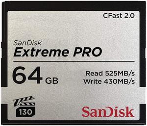 SanDisk Extreme Pro 64GB CFast 2.0 Flash Card Model SDCFSP-064G-G46D