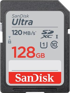 SanDisk 128GB Ultra SDXC UHSI  Class 10 Memory Card Speed Up to 120MBs SDSDUN4128GGN6IN
