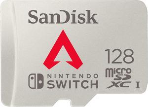 SanDisk 128GB microSDXC Memory Card for Nintendo Switch Apex Legends Edition Speed Up to 100MBs SDSQXAO128GGN6ZY