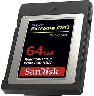 SanDisk Extreme Pro 64GB CFExpress Flash Card Model SDCFE-064G-GN4NN