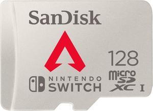 SanDisk 128GB microSDXC Nintendo Switch Flash Card Model SDSQXAO-128G-CNCZN