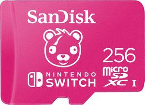 SanDisk 256GB microSDXC Card Licensed for Nintendo Switch, Fortnite Edition (SDSQXAO-256G-GN6ZG)