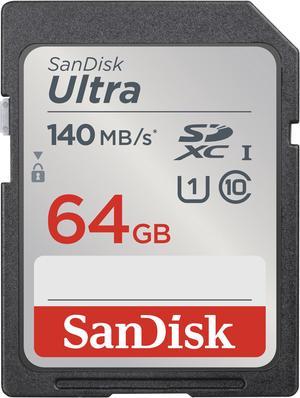 SanDisk 64GB Ultra SDXC UHS-I / Class 10 Memory Card, Speed Up to 140MB/s (SDSDUNB-064G-GN6IN)