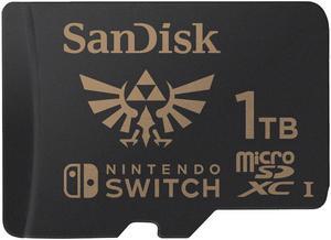 SanDisk 1TB microSDXC UHSI for Nintendo Switch Speed Up to 100MBs SDSQXAO1T00GN6ZN