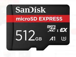SanDisk microSD Express Card - 512GB (SDSQXFN-512G-GN4NN)