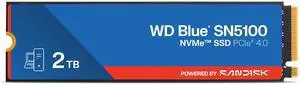SanDisk WD Blue SN5100 M.2 2280 2TB PCI-Express 4.0 x4 3D NAND Internal Solid State Drive (SSD) - WDS200T5B0E-00CPE0