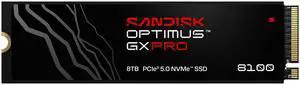 SanDisk Optimus GX PRO 8100 M.2 2280-D5-M 8TB PCI-Express 5.0 x4 3D NAND TLC Internal Solid State Drive (SSD) SDSP82800TAN-000E0 SanDisk Optimus GX PRO 8100 M.2 2280-D5-M 8TB PCI-Express 5.0 x4 3D NAND TLC Internal Solid State Drive (SSD) SDSP82800TAN-000E0